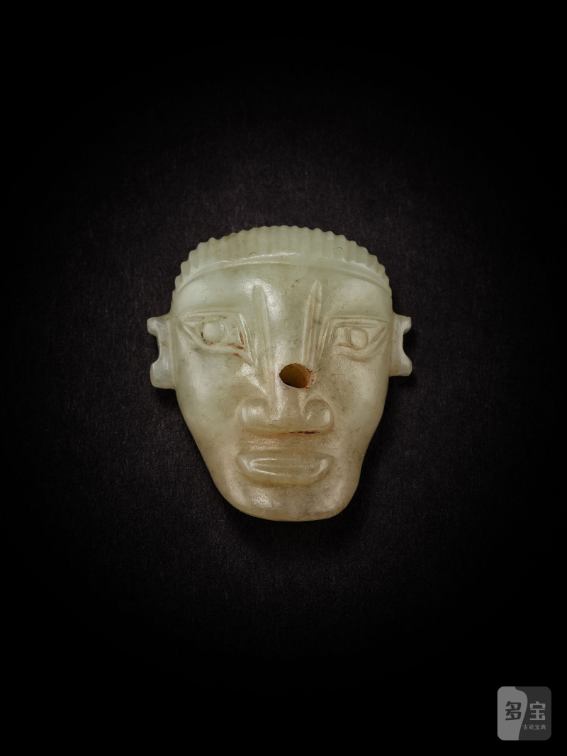 商　玉人面 | A SMALL JADE MASK